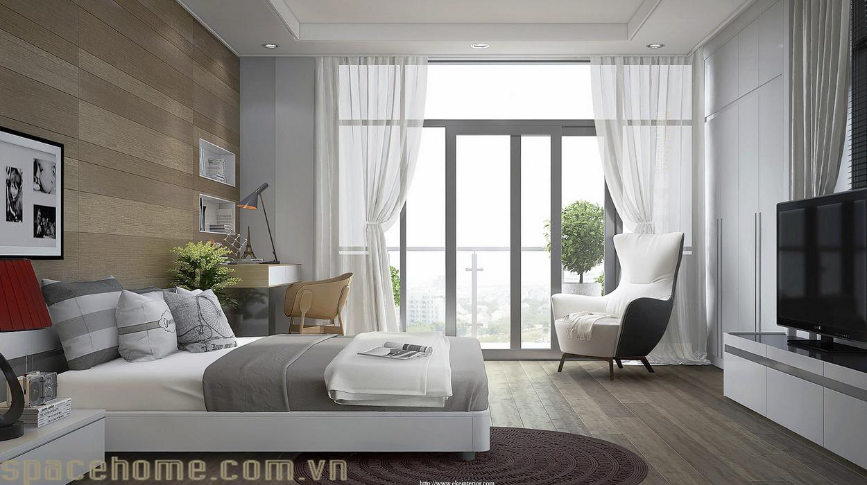 Thiết kế nội thất phòng ngủ hiện đại, nội thất cao cấp
