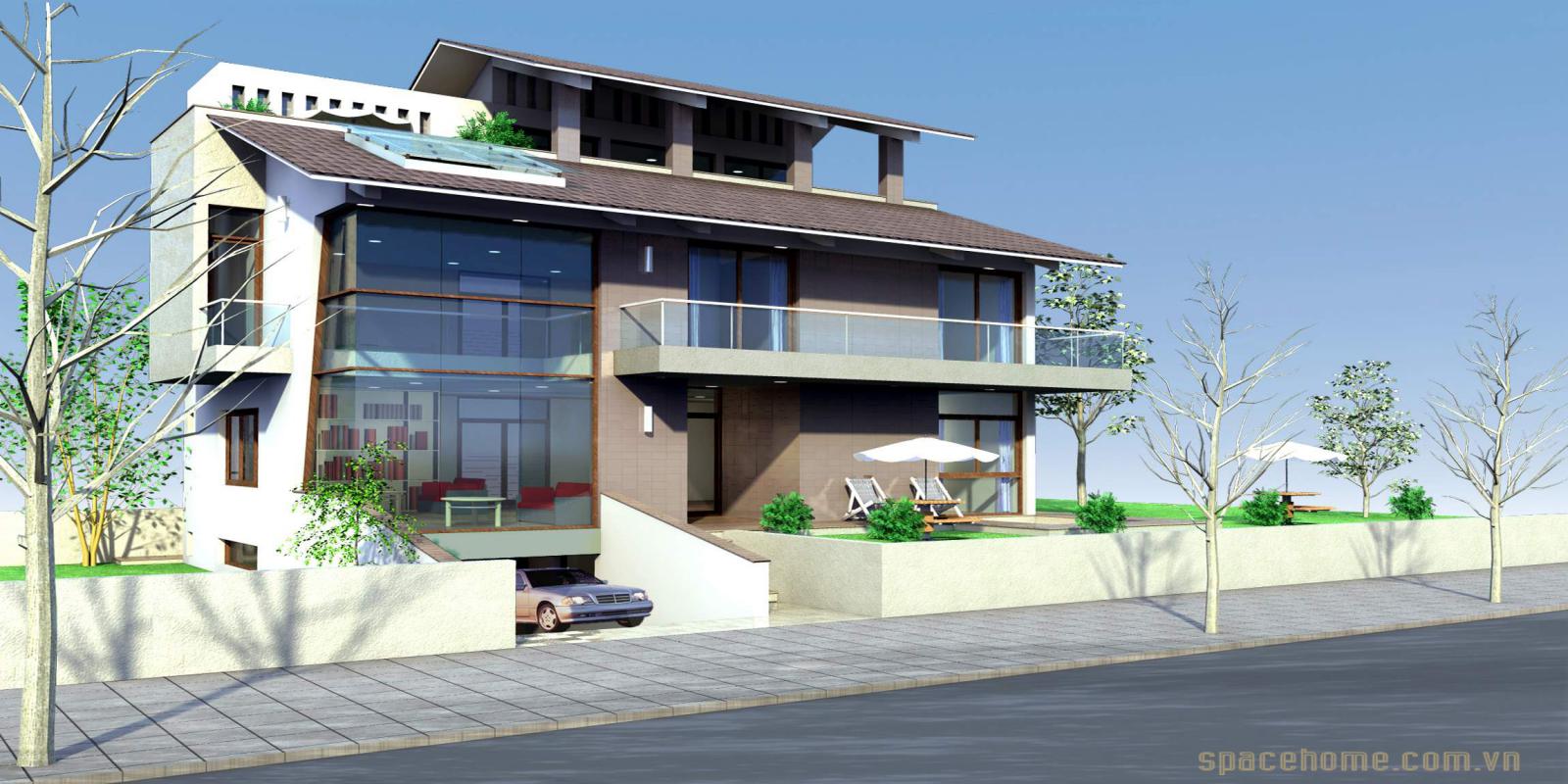 Thiết kế biệt thự đẹp tại Bắc Ninh